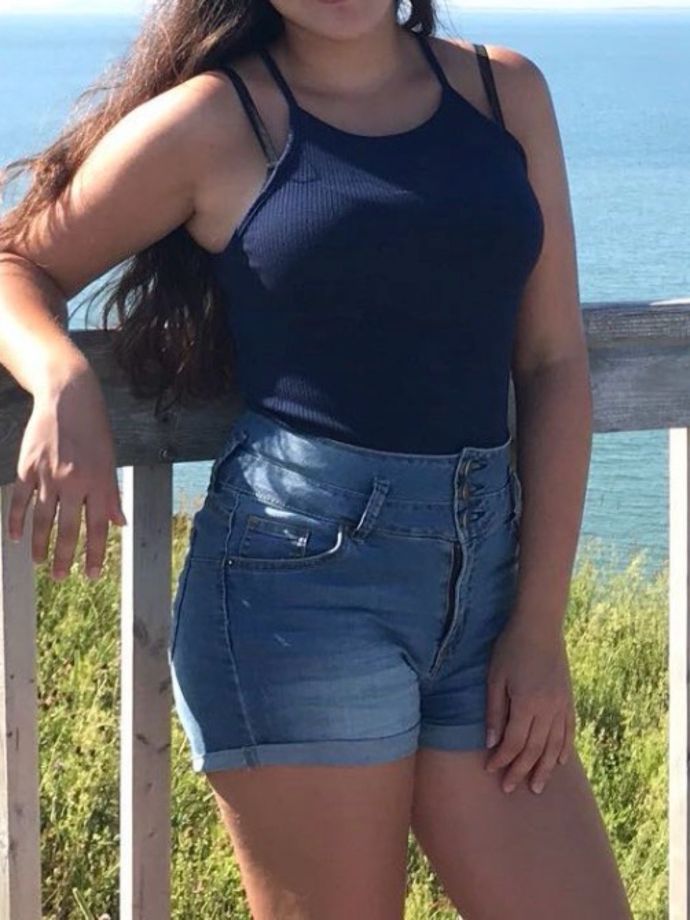 Dark navy blue cami